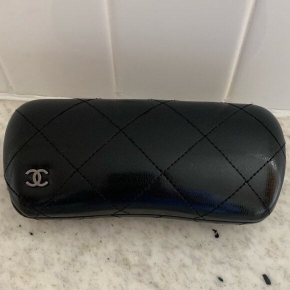 CHANEL 5129-Q 711/13 BROWN WITH BEIGE LEATHER AND BROWN GR LENSES SUNGLASSES - Picture 13 of 16